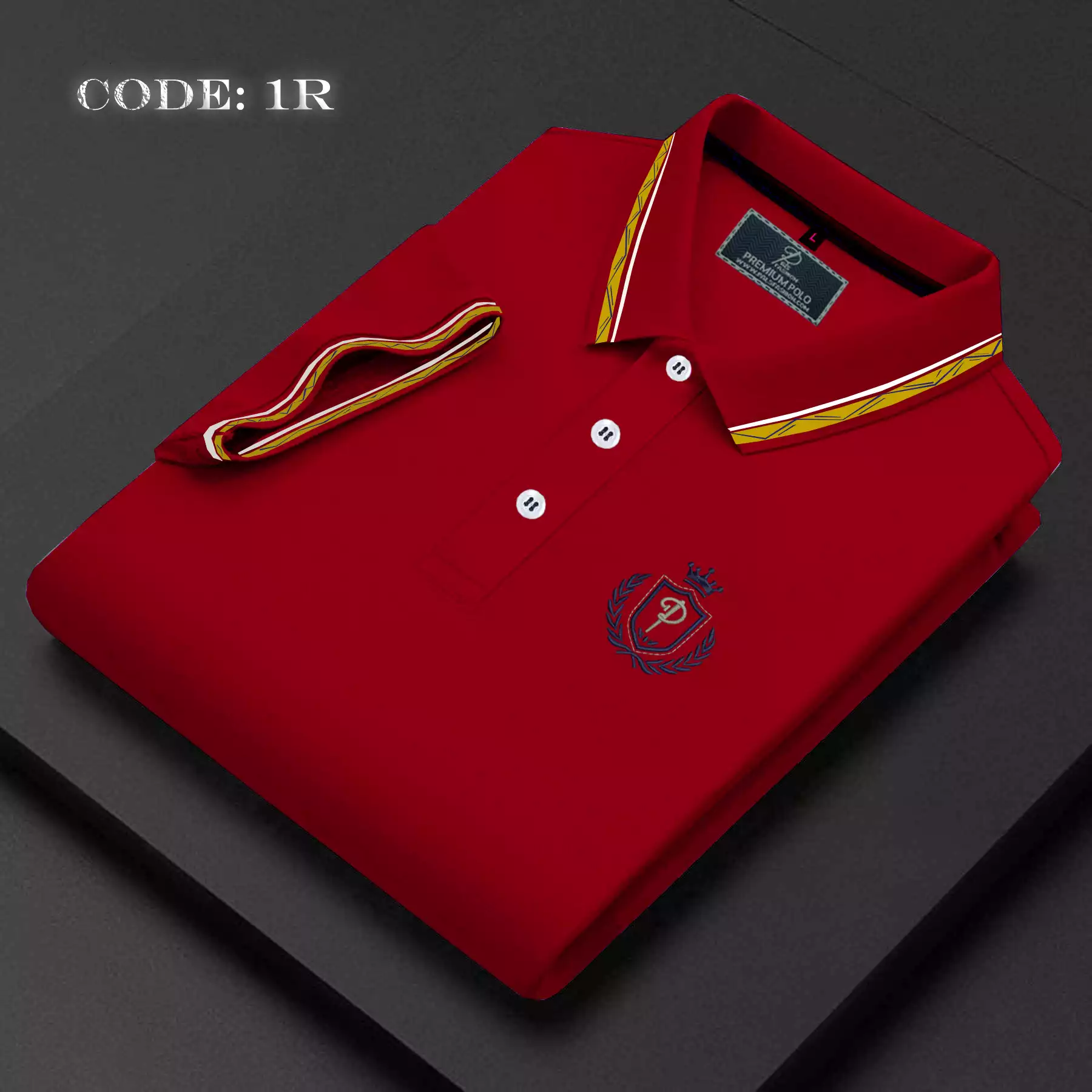 Premium Quality Polo T-Shirt For Men - 1R